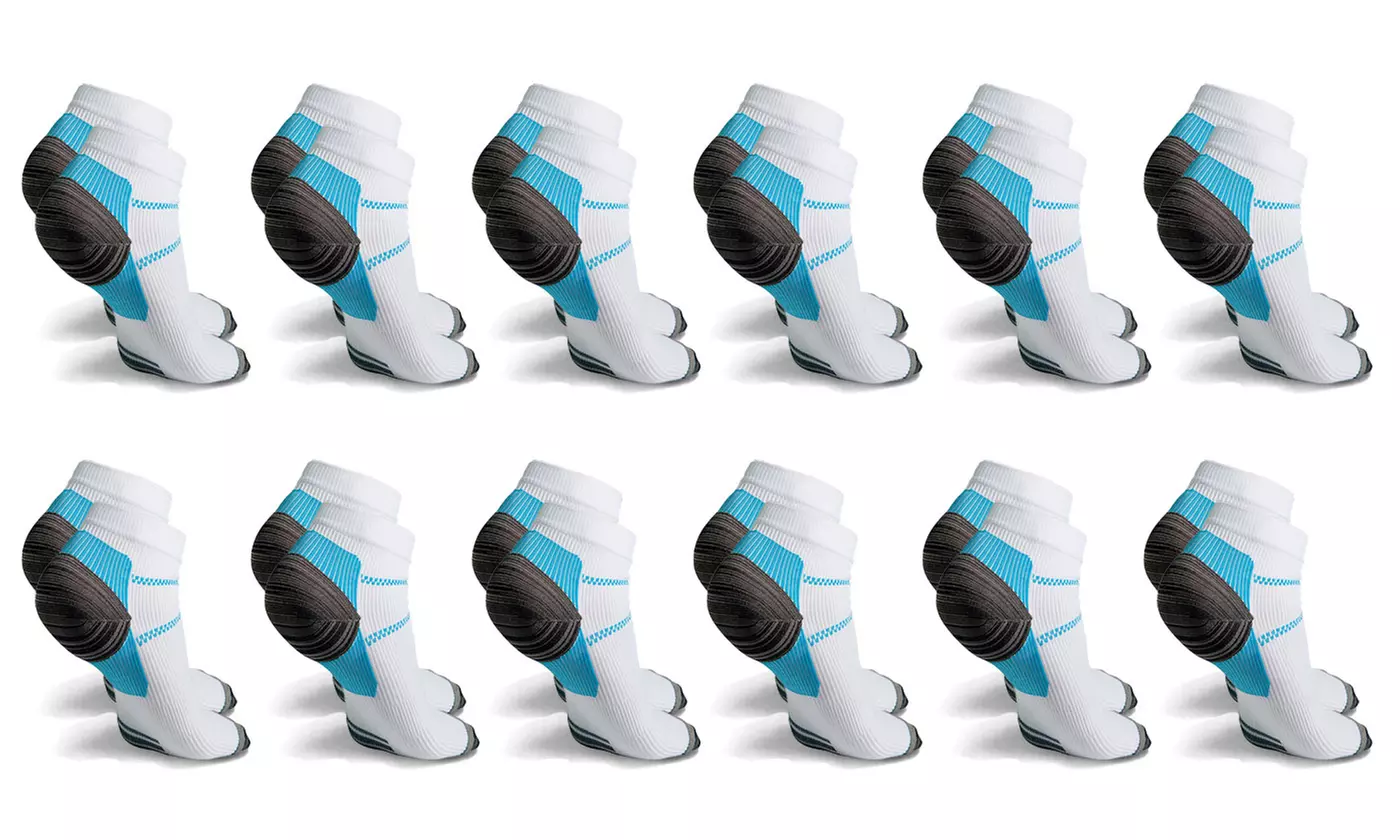 Ankle-Length High Energy Compression Socks (6 or 12 Pairs) - Primary Image