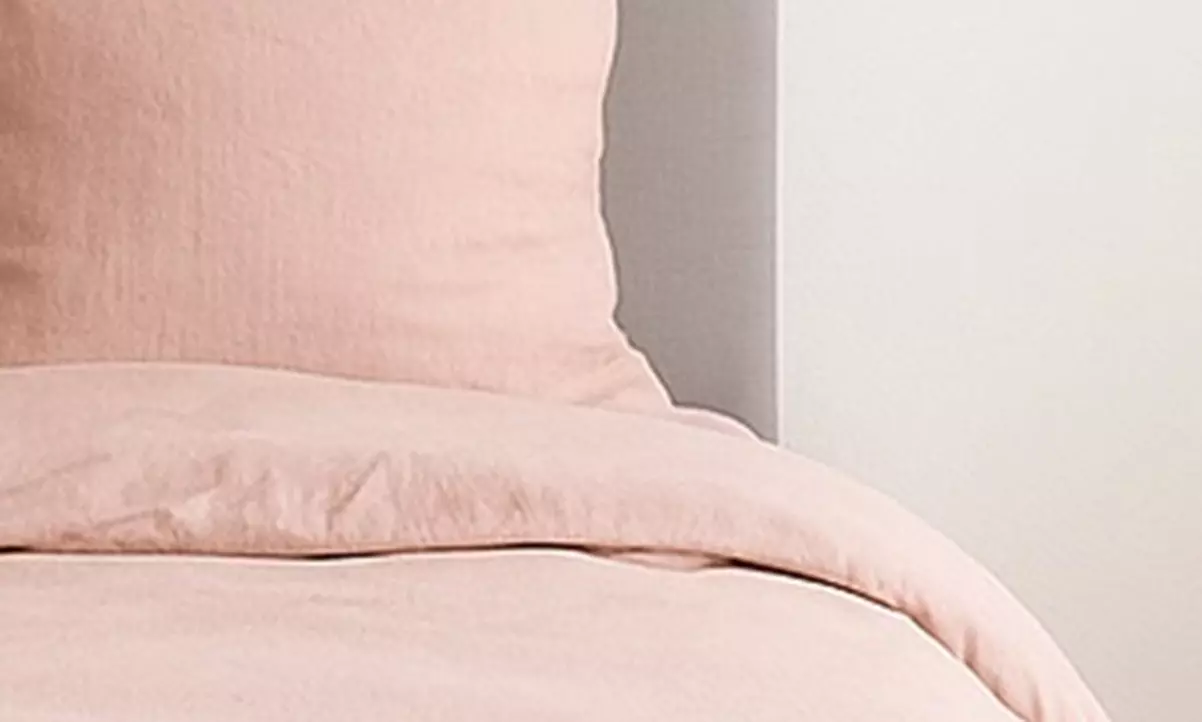 Parure de lit "Uni" micro lavée