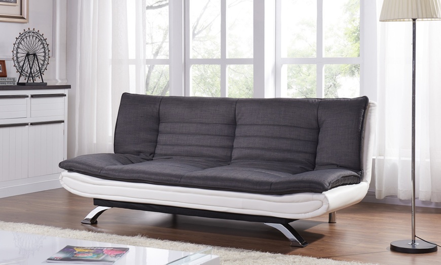 Image 1: Michigan Three-Seater Sofa Bed