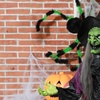 Image 20: Outsunny Voice Activated Halloween Animatronics Witch