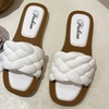 Image 6: Women's Solid Colour Braid Strap Slide Sandals