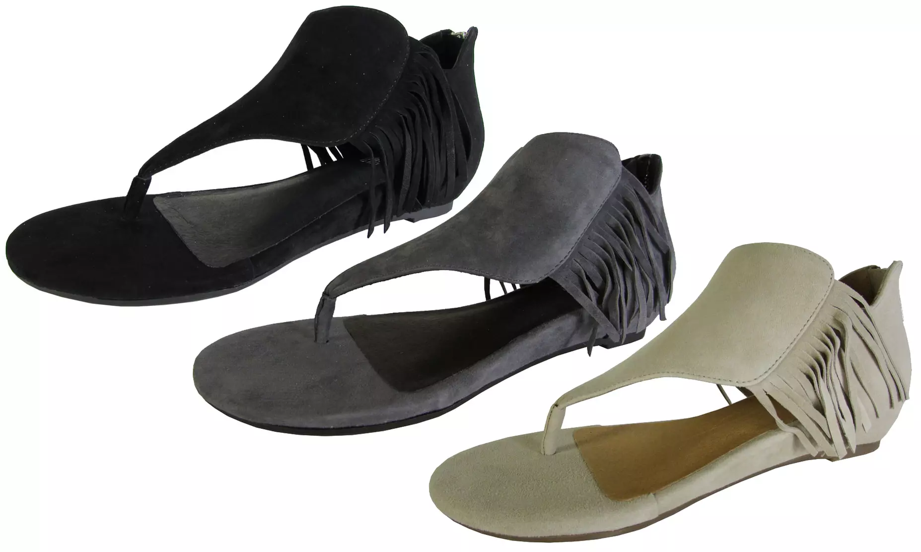 Adam Tucker by Me Too Adina Women's Fringe Sandals - Primary Image