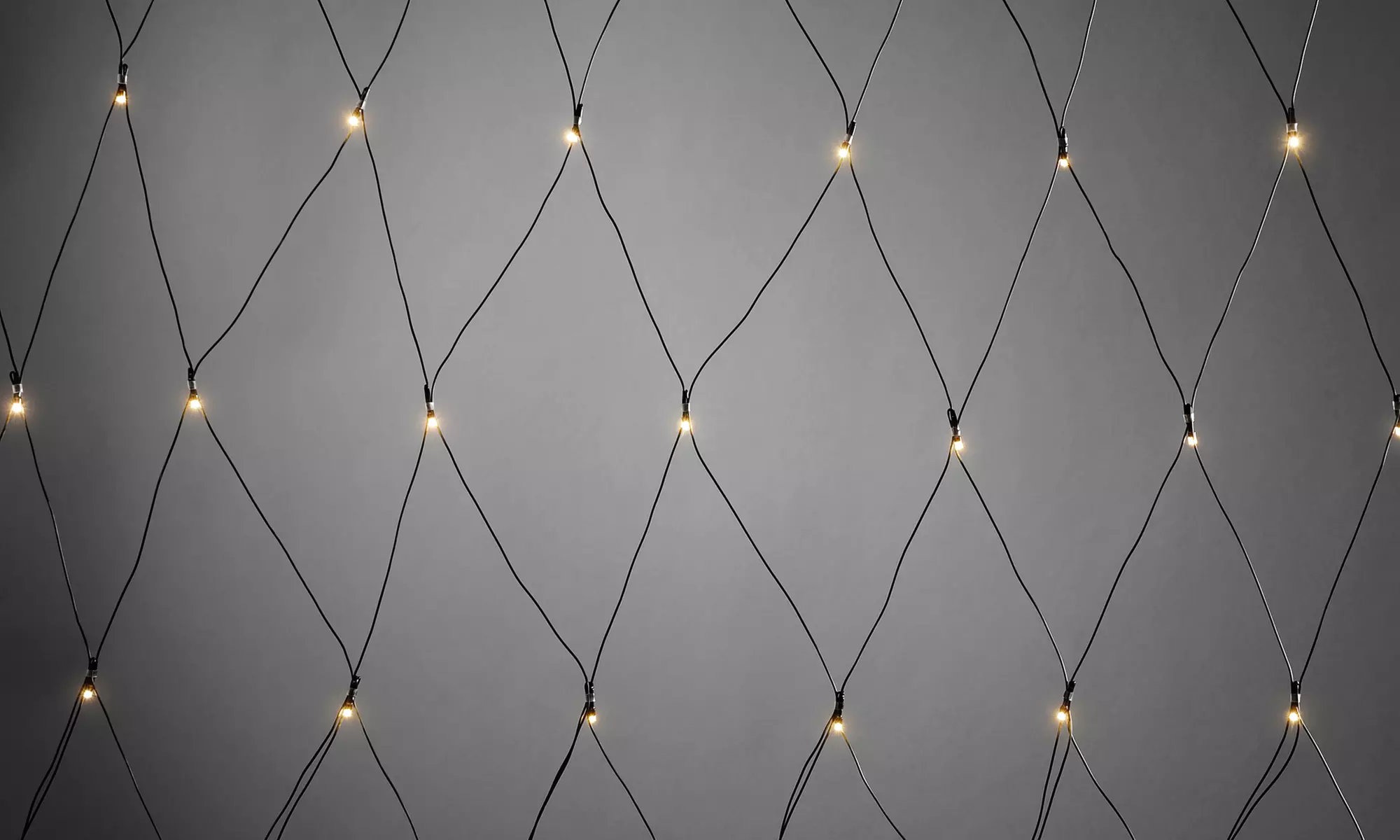 1x batteriebetriebenes Kosntsmide LED-Lichternetz für Außenbereich - Second Medium