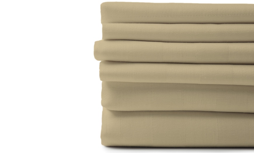 Image 4: 6 PIECE EGYPTIAN COTTON FEEL NICE SHEETS 1800 SERIES DEEP POCKETS 4 PILLOWCASES