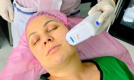 One 12D HIFU Skin-Tightening Treatment for Full Face with Complimentary Head Massage - The Clinic MD
