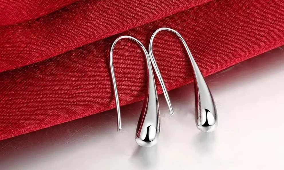 925 Sterling Silver Teardrop Earrings