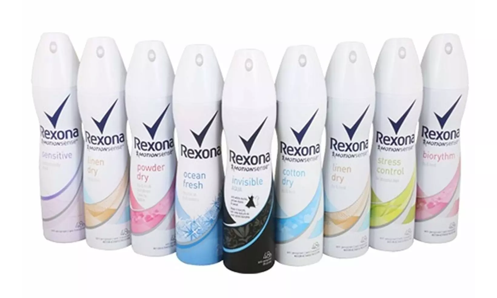 10-Pack Woman Rexona Anti-perspirant Deodorant Body Spray