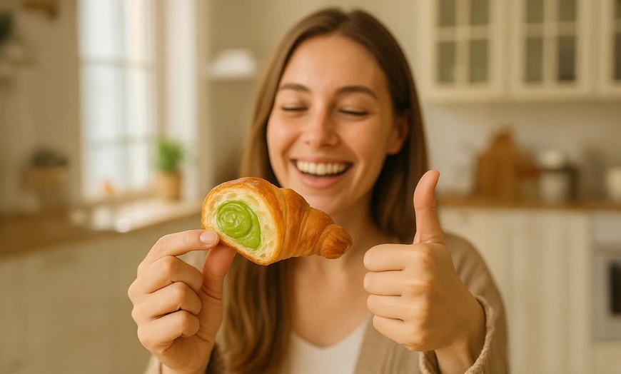 Image 3: Paquete de 5 croissants estilo Dubai con sabor a elegir de Kabir-BNL