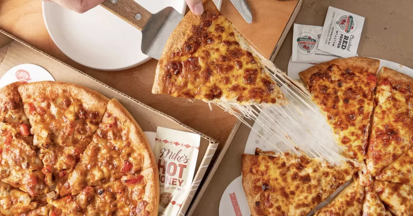 Sarpino's Specialty Pizza with Drinks & Breadsticks or $40 Voucher