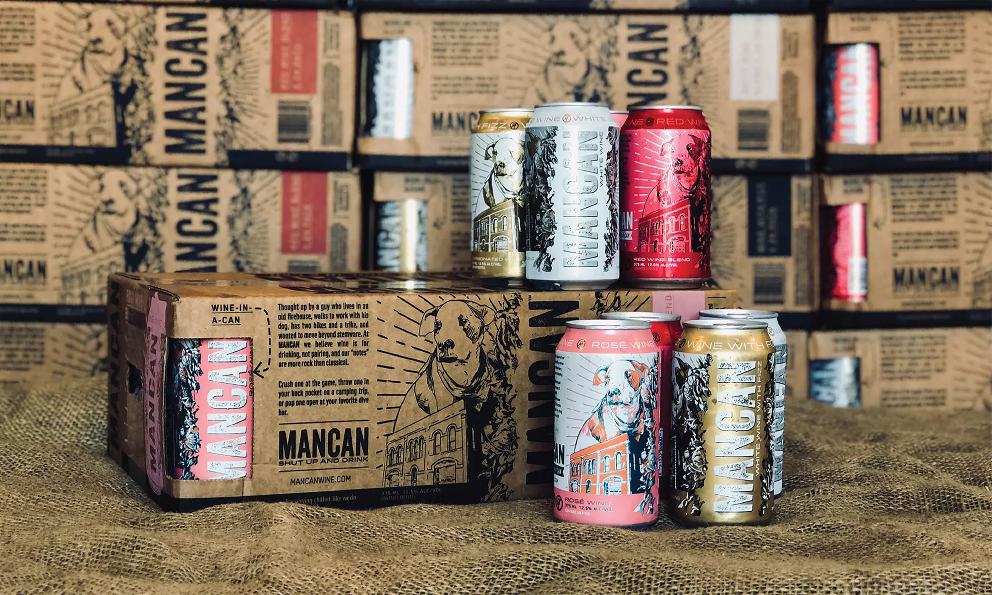 MANCAN Canned Wine (8- or 24-Pack). Shipping Included. - Primary Image