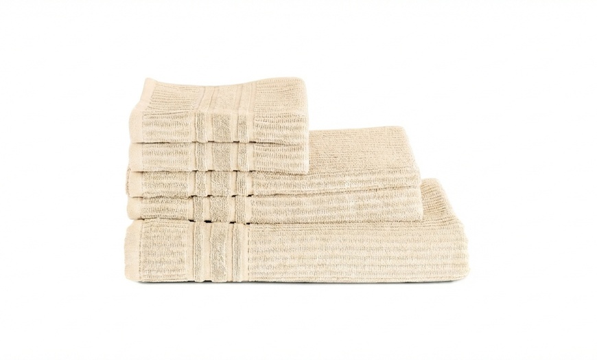 Image 5: Ensemble de 5 serviettes en coton
