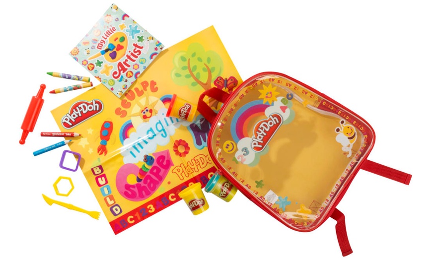 Image 1: Play-Doh Travel Activity Backpack