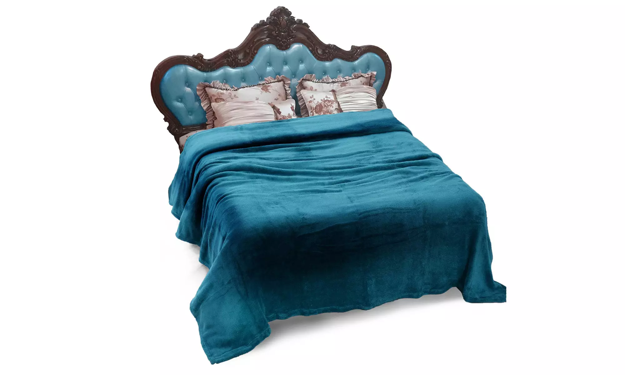 Solid Flannel Fleece Soft Blanket - Primary Image