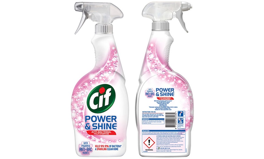 Image 3: Cif Power and Shine Antibacterial Multi-Purpose Spray 700ml