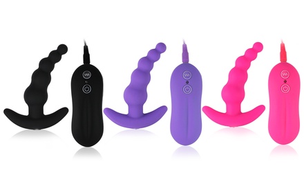 plug vibrador anal Plugs Anales Pack x4 Vibrador Anal con Control Remoto – Jota Store