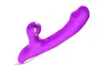 7 Speeds Flapping Rabbit Vibrator G Spot Clitoral Suction Climax Dildo Sex Toy - Second Medium