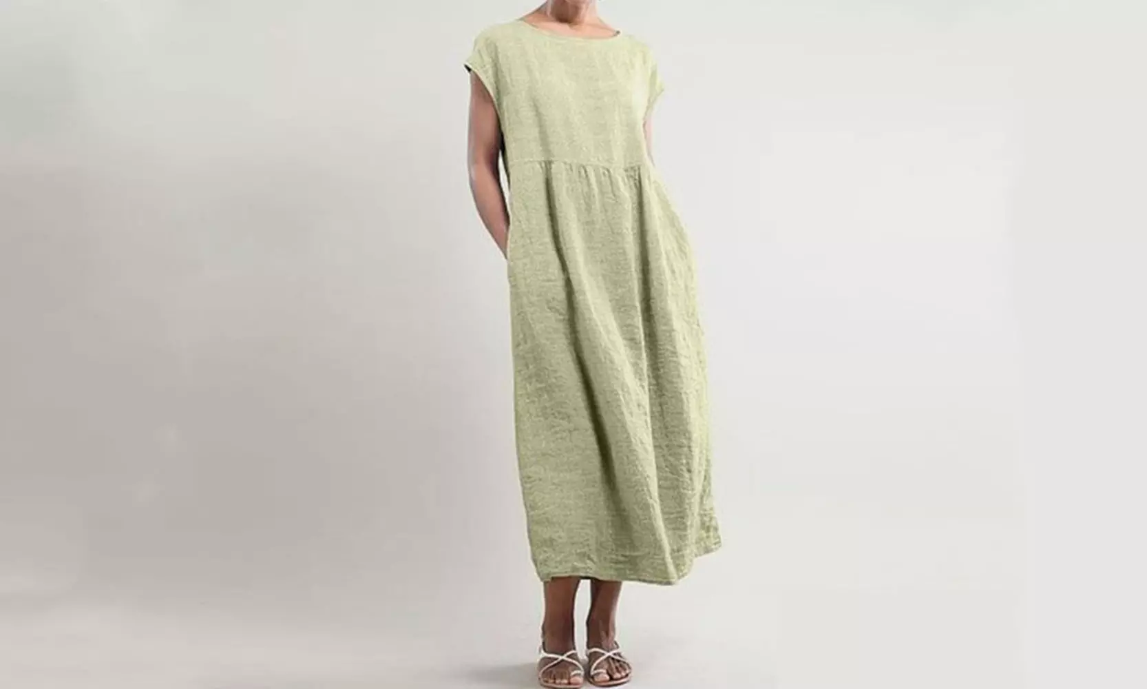 Women's Cotton Sleeveless Dress