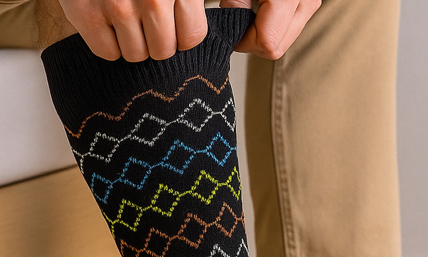 Image 21: Lot de 6 ou 12 chaussettes longues 39-46 Enrico Coveri