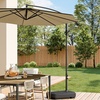 Image 25: 3M Cantilever Parasol Water-, UV-Resistant with Adjustable Height