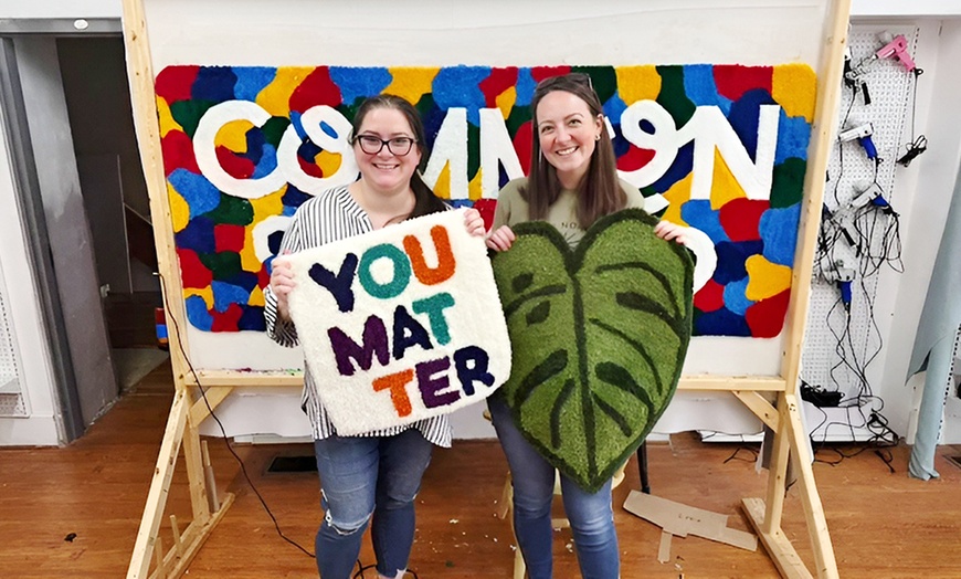 Image 2: Hands-On Rug Tufting Class – Design & Create Your Own Art