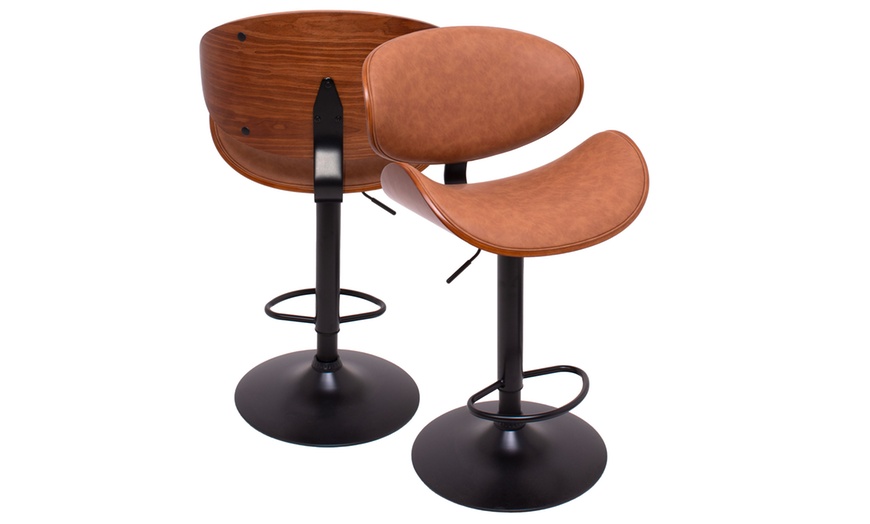 Image 8: Juego de 2 taburetes de bar