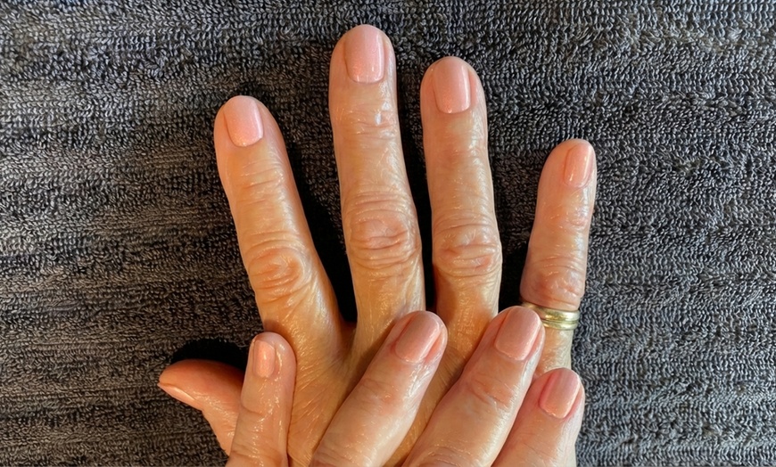 Image 4: Manicure & Pedicure + Scalp or Leg Massage Add-Ons and Gel Removal