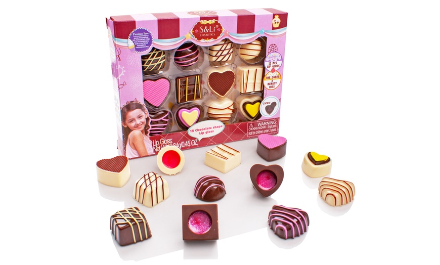 Image 1: Chocolate Flavoured Lip Gloss Set