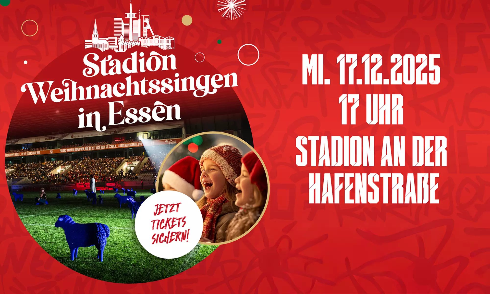 1 Ticket für das Weihnachtssingen am 17.12.2025 im Stadion an der Hafenstraße (33% sparen) - Primary Image