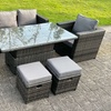 Image 2: Rattan Effect Garden Furniture Set