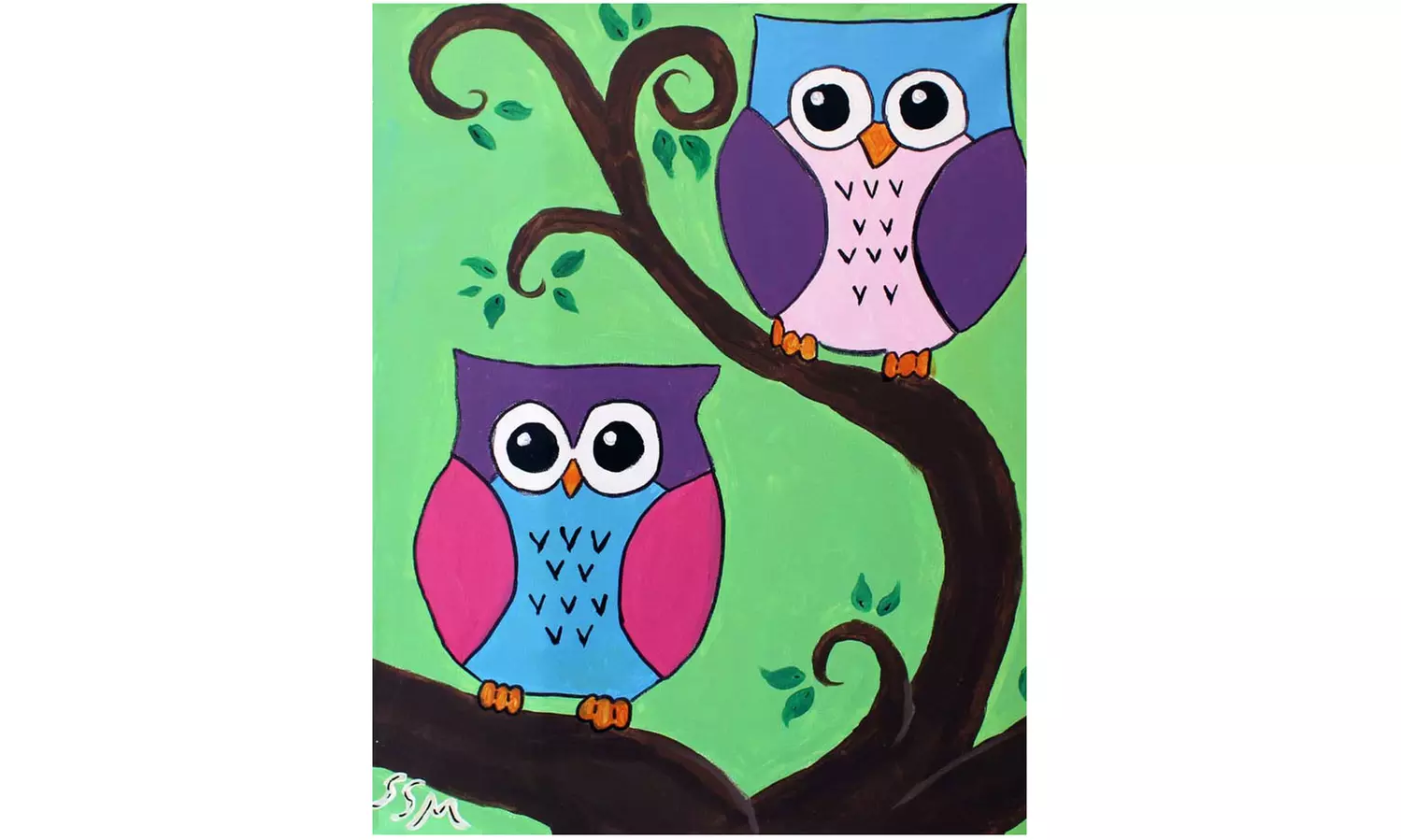 Juice and Canvas Painting Class for 1, 2 or 4