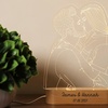 Image 1: Custom Sketch Photo Night Light at Justyling