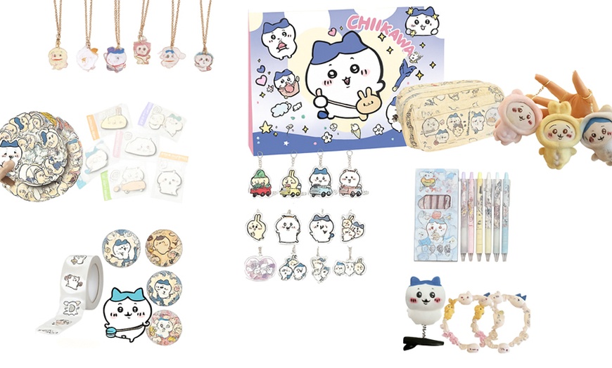 Image 1: 75-Piece Chiikawa Christmas Advent Calendar, Festive Countdown Set