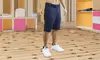 Men's 100% Cotton Slim Fitting Cargo Shorts With Belt (Sizes, 30-42)
