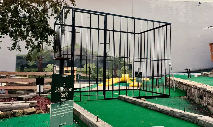 Enjoy Unlimited Mini Golf Fun at a Biblical-themed Course! 