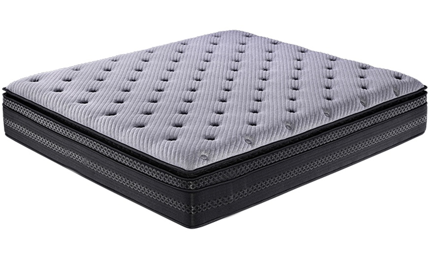 Image 2: Matelas "Nuage" Sampur : mousse mémoire de forme et ressorts ensachés