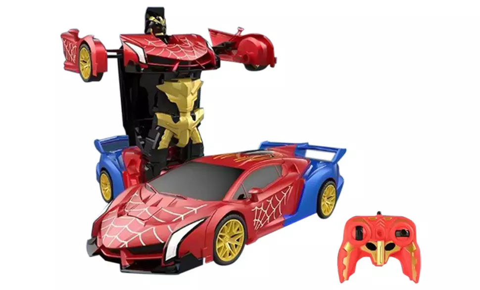 Ferngesteuertes Spider-Transformationsauto für Kinder
