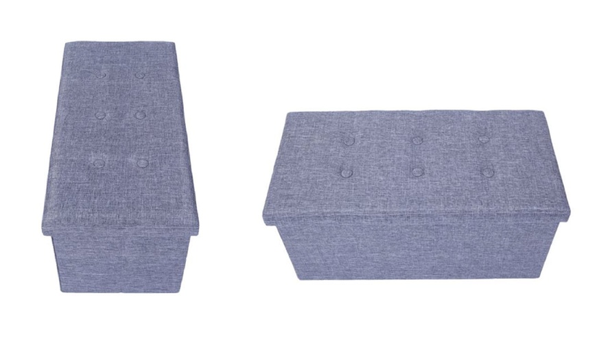 Image 5: Rectangular Foldable Footstool