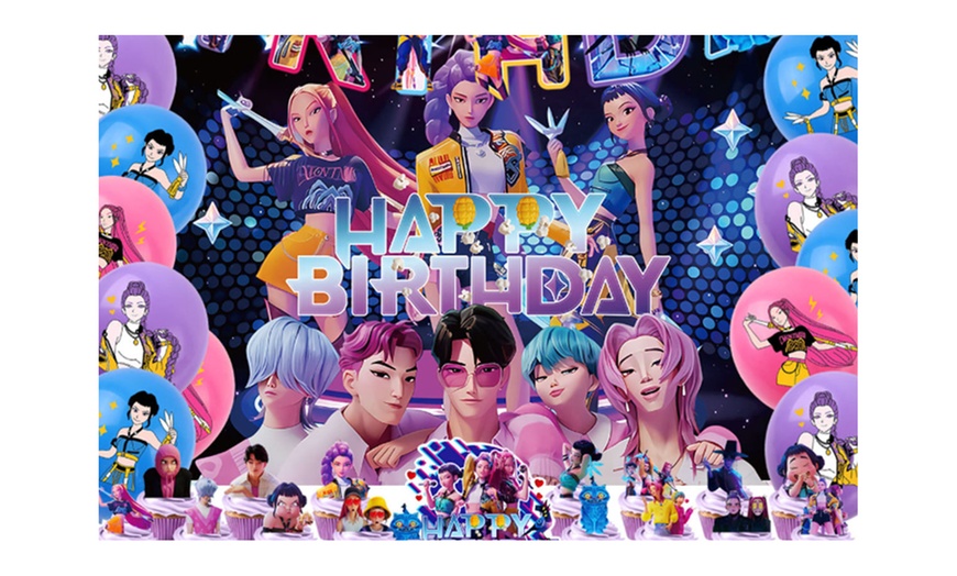 Image 3: Little Hunters Birthday Decorations Party Supplies Set