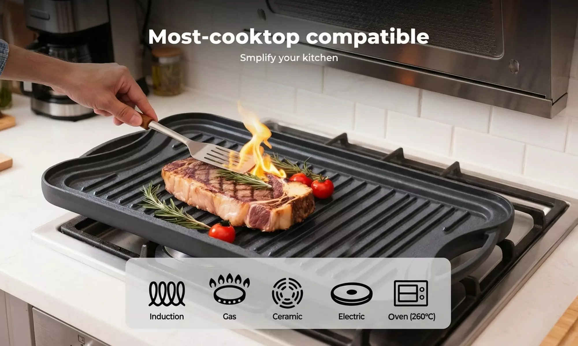 Toque Professional Cast Iron Cookware Collection