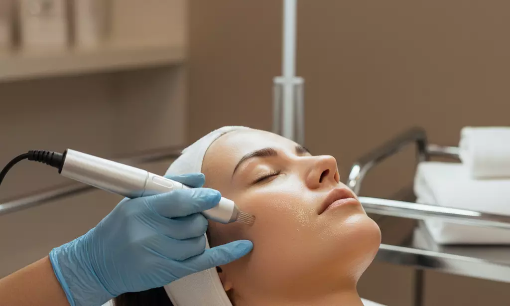 Higiene facial premium con microdermoabrasión, vitaminas o BB glow