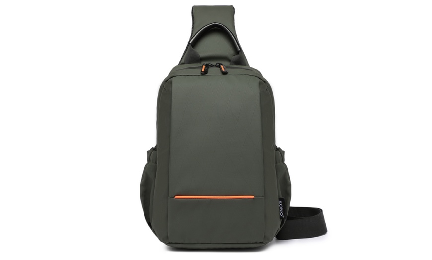 Image 12: Men's Lightweight Dalily Crossbody Bag 