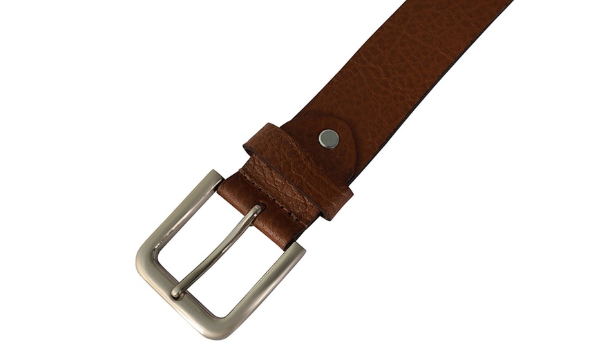 Image 25: Leonardo Verrelli leren riem