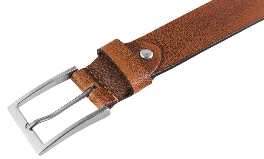 Image 14: Ceinture en cuir Leonardo Verrelli