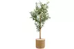 Olivo artificial decorativo de 100, 145 o 175 cm con maceta con base de yeso - Second Medium