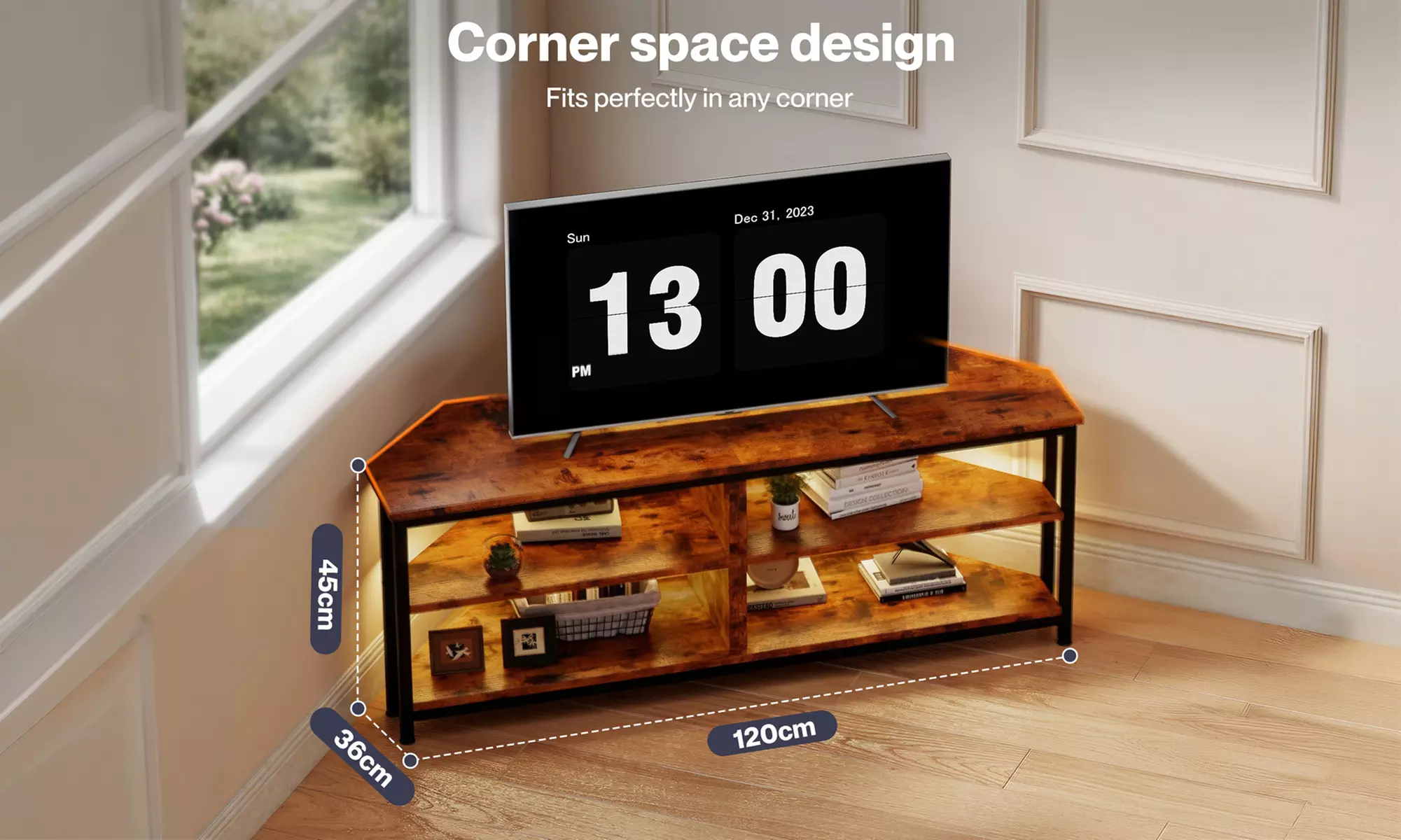 Levede Contemporary Entertainment Units and Media Consoles