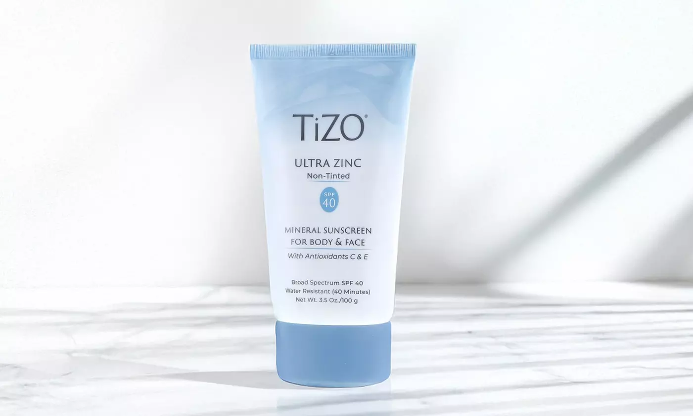 TIZO Ultra Zinc Body & Face Sunscreen Non-Tinted SPF40, 3.5 oz - Primary Image