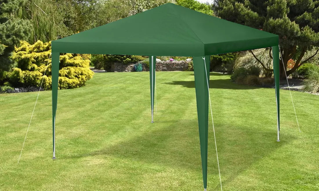 Gazebo da giardino con telaio in acciaio