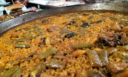 Menú mediterráneo con 2 entrantes, 2 principales, 2 postres y 2 bebidas o 1 botella de vino para 2 personas - Restaurante La Roche