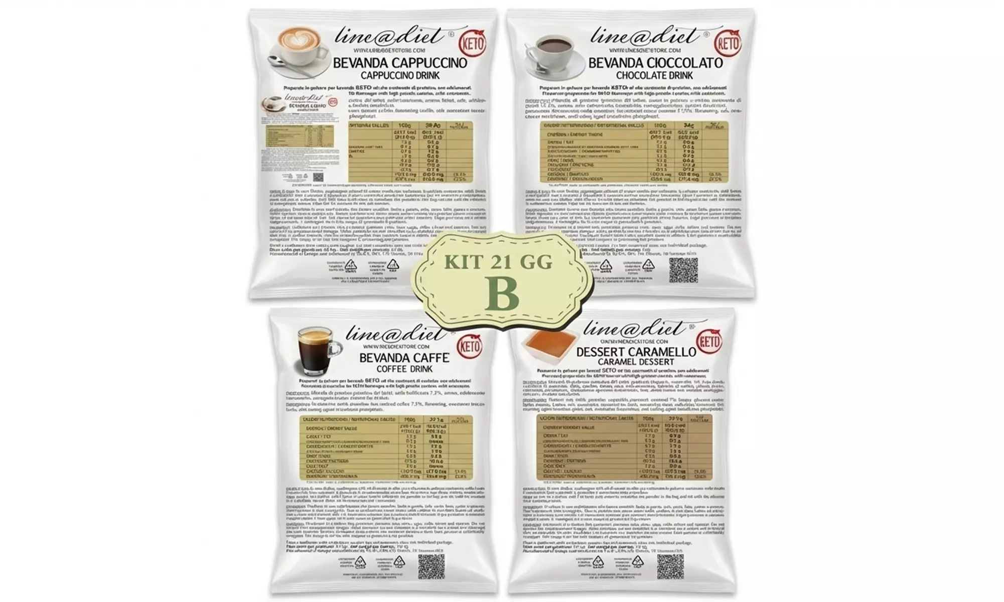 Coffret de régime Keto Lineadiet 21 jours