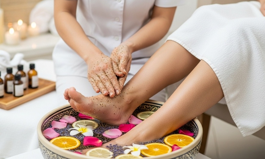 Image 4: One, Two or Three Ionic Foot Detox w/ Foot Soak, Foot Scrub and More